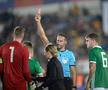 ROMÂNIA U21 - IRLANDA DE NORD U21 // GALERIE FOTO Dennis Man, făcut KO! Portarul nord-irlandezilor a văzut ROȘU direct