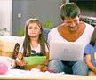 Imagini din timpul unei reclame TV