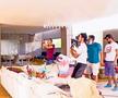 Imagini din timpul unei reclame TV