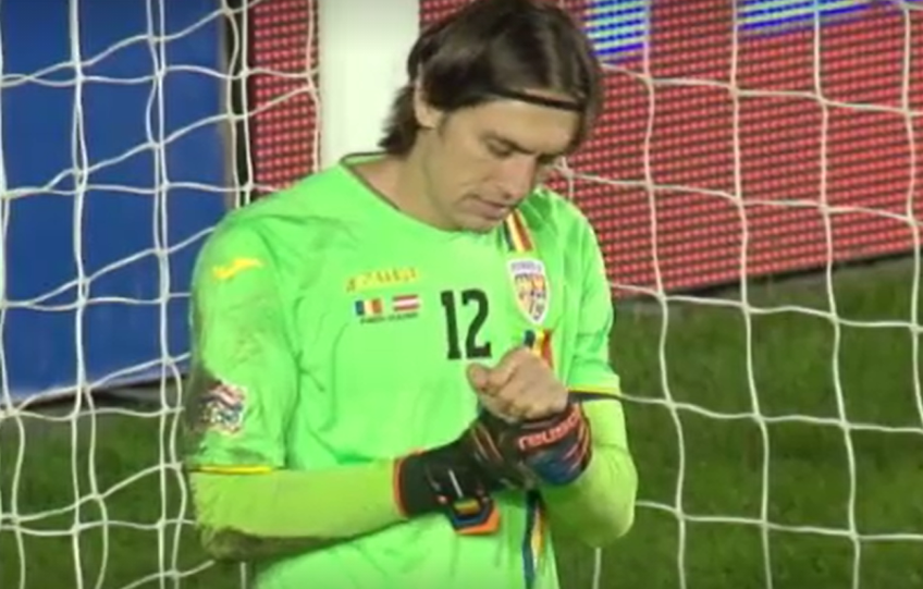 Ciprian Tătărușanu (34 de ani, portar) a avut probleme medicale în repriza a doua a meciului România - Austria din Liga Națiunilor.