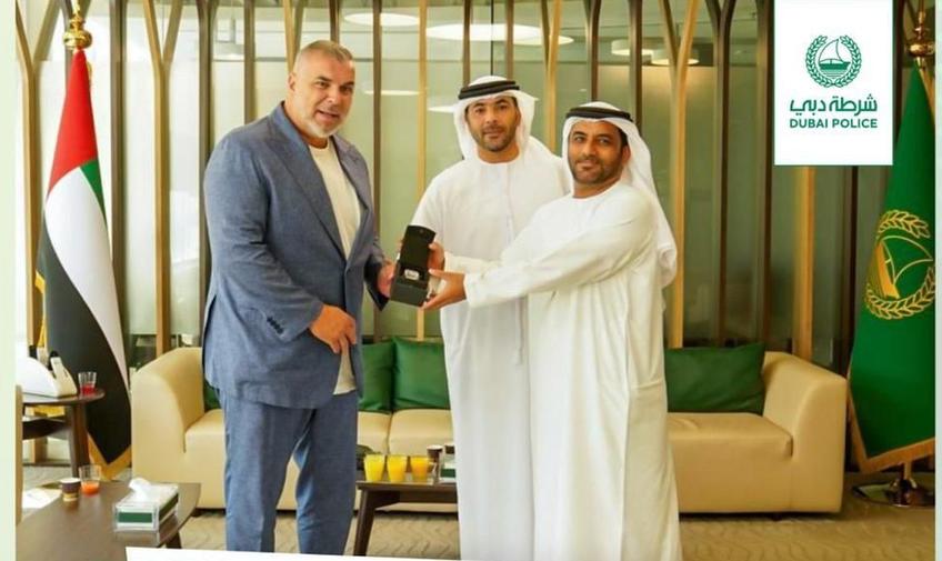 Cosmin Olăroiu și-a recuperat ceasul
Foto: Dubai Police