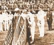 Iunie 1939, Regele Carol al II-lea a participat la inaugurarea stadionului Rapid