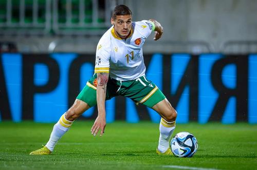 Dacă România a remizat cu Belarus, 0-0, Bulgaria a bifat un rezultat și mai rău, 0-2 cu Lituania, acasă, în preliminariile EURO 2024/ foto: Facebook @Team Bulgaria