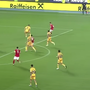 Sabitzer, gol în Austria - România 2-1, 07.06.2025 // foto: Antena 1