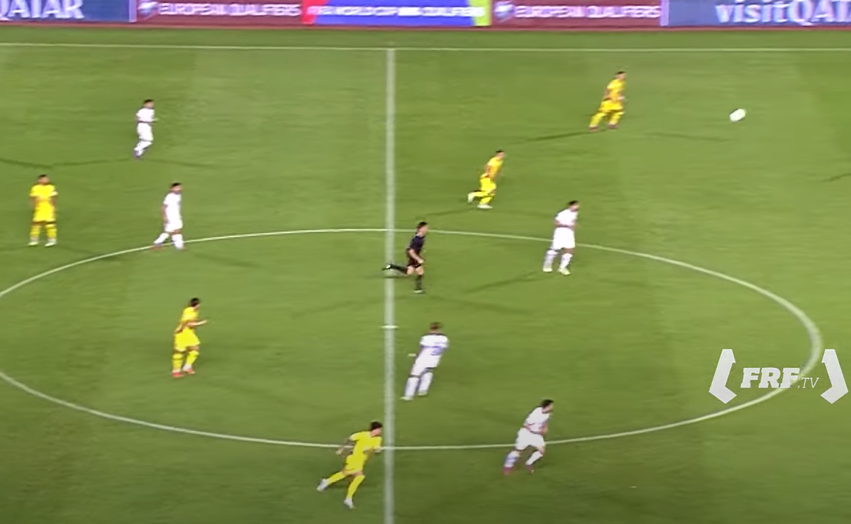 Denis Drăguș, gol în Cipru - România 2-2, din pasa decisivă a lui Răzvan Marin
