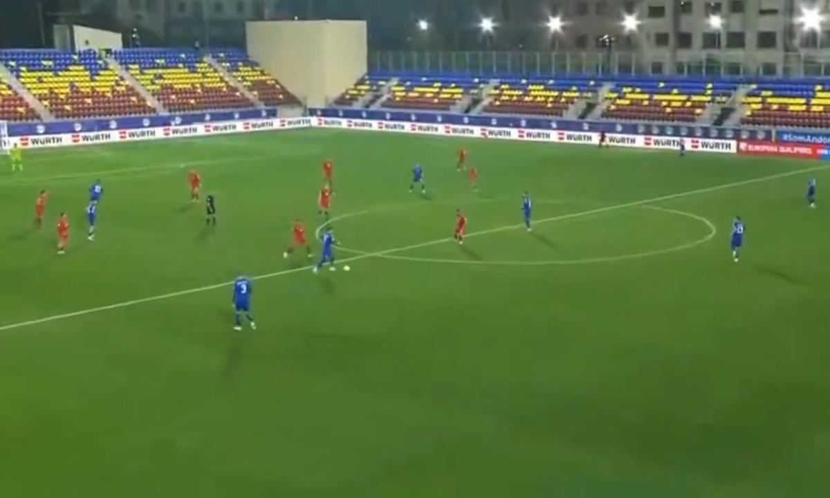 Cel mai frumos gol al serii în preliminariile din Europa! » Execuție superbă de la mijlocul terenului