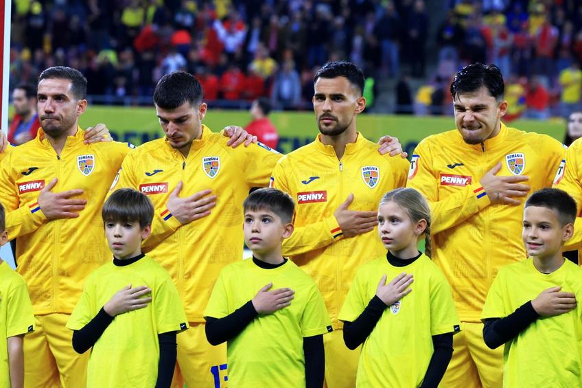 Alexandru Chipciu, primul din stânga, a bifat meciul #49 în tricoul primei reprezentative / FOTO: Gazeta Sporturilor