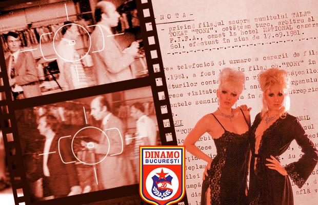 Arhivele Securității: imagini rare și detalii explozive din culisele europene ale lui Dinamo - mese de lux, bani, fete și vacanțe pentru arbitri + „A apreciat-o pe informatoarea «Brândușa»”