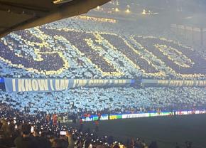 Ce au vrut să transmită fanii lui Manchester City prin scenografia de la meciul cu PSG