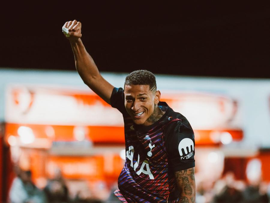 Richarlison, gol pentru Tottenham U21 // foto: facebook @Spurs Academy A costat 60 de milioane de euro, dar a fost „tras pe linie moartă” » Starul din Premier League, trimis la echipa a doua