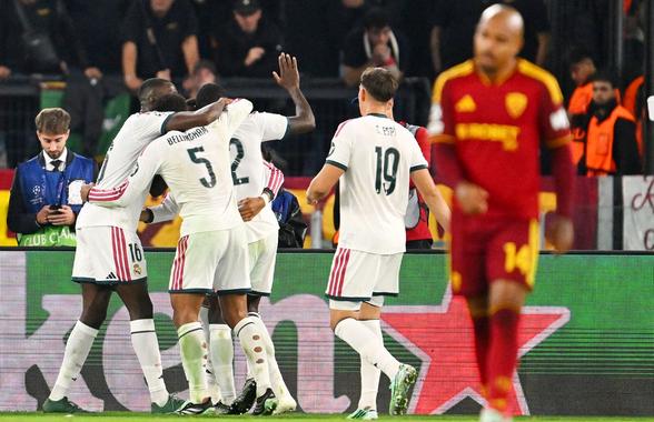 De poveste! Real Madrid marchează 3 goluri în ultimele 10 minute și o întoarce pe AS Roma