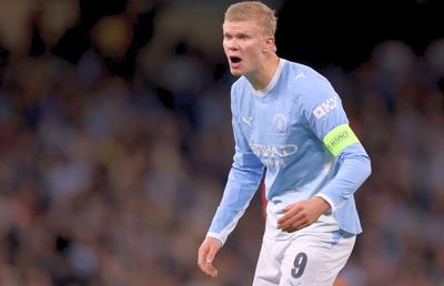 Singurul motiv de bucurie al lui Erling Haaland într-o seară complicată pentru Manchester City