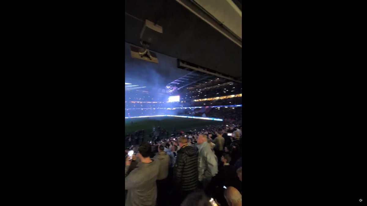 Ce au vrut să transmită fanii lui Manchester City prin scenografia de la meciul cu PSG