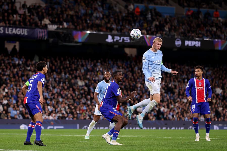Singurul motiv de bucurie al lui Erling Haaland într-o seară complicată pentru Manchester City
