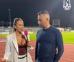 Virală peste noapte! Imaginile cu jurnalista pe care niciun antrenor nu îndrăznește să o privească