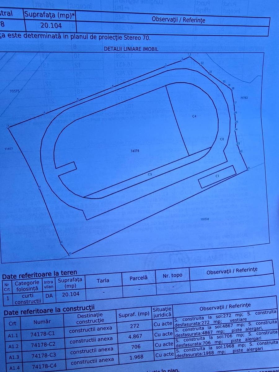 Schița fostului stadion de atletism Orașul din România care a „dat” un stadion pe o pădure » Locul ascuns despre care nici localnicii nu știu