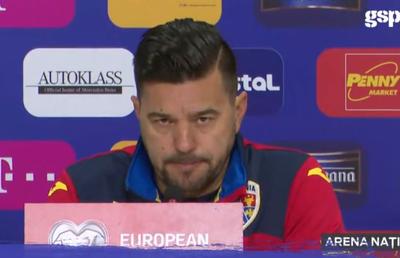 ROMÂNIA - SUEDIA // VIDEO+FOTO Cosmin Contra, iritat când a fost întrebat despre neconvocarea lui Ionuț Radu
