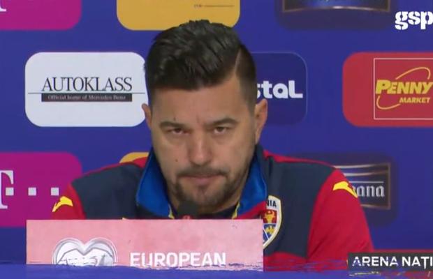 ROMÂNIA - SUEDIA // VIDEO+FOTO Cosmin Contra, iritat când a fost întrebat despre neconvocarea lui Ionuț Radu