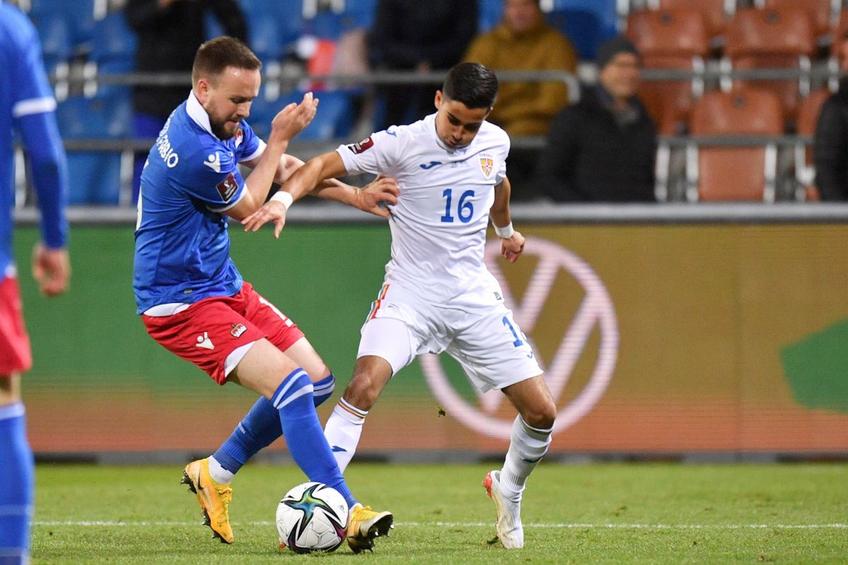 Enes Sali în Liechtenstein - România 0-2 // foto: Raed Krishan - GSP