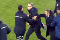 Imagini incredibile: Eugen Neagoe a sărit la Marius Croitoru pe teren! De la ce ar fi plecat scandalul