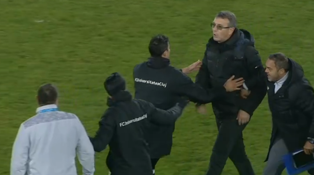 Neagoe și Croitoru, conflict după U Cluj - FC Argeș 1-1