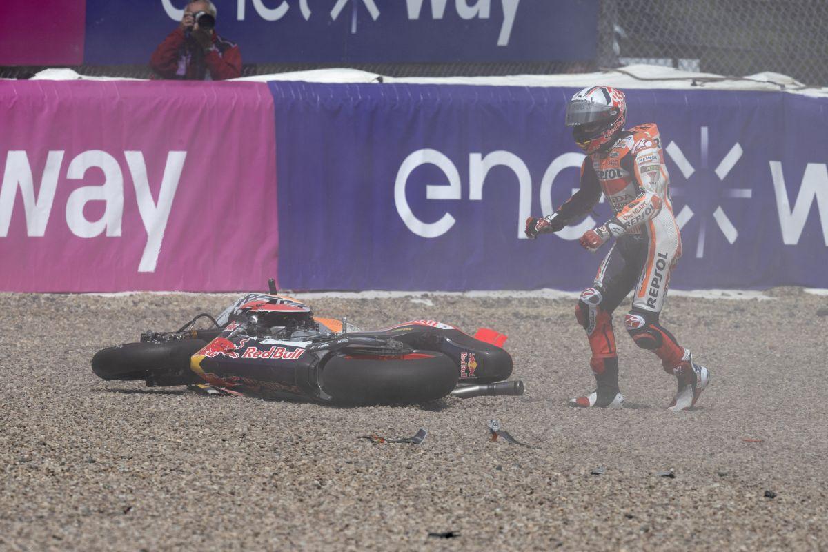 Marc Marquez, număr neverosimil de căzături într-un sezon de coșmar: „Trebuia să dobor un record în acest an”