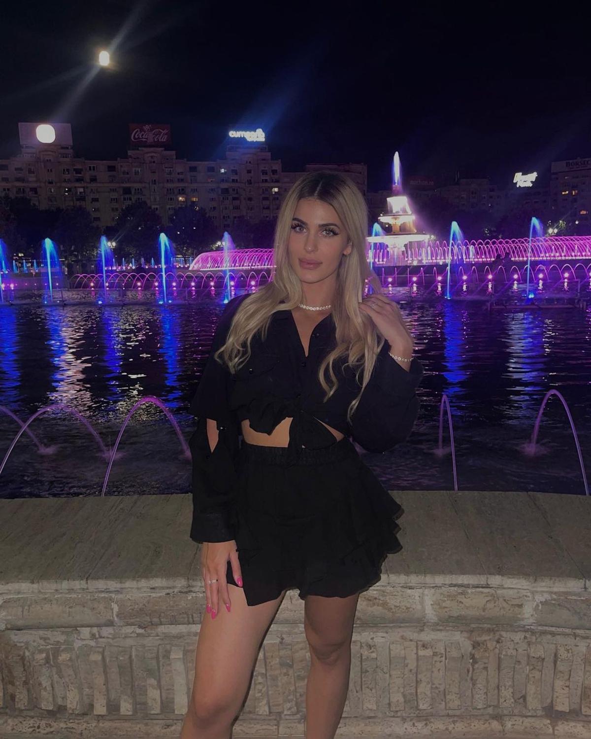 FOTO Sarah Lavinia Hribat, iubita lui Alexandru Pop, de la Oțelul
