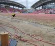 Cum arată lucrările la stadionul „„Francisc Neuman” din Arad