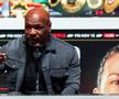Mike Tyson, conferință înainte de meciul cu Jake Paul/ foto Imago Images