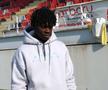 Aboubacar Campaore, în timpul interviului acordat echipei GSP / FOTO: Sebastian Culea
