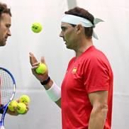 Rafael Nadal a ajuns la Malaga pentru ultimul turneu al carierei / Sursă foto: @Davis Cup