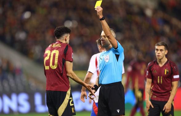 Italia s-a impus la limită în deplasare cu Belgia și își consolidează primul loc în grupă, sub privirile lui Radu Petrescu