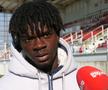 Aboubacar Campaore, în timpul interviului acordat echipei GSP / FOTO: Sebastian Culea