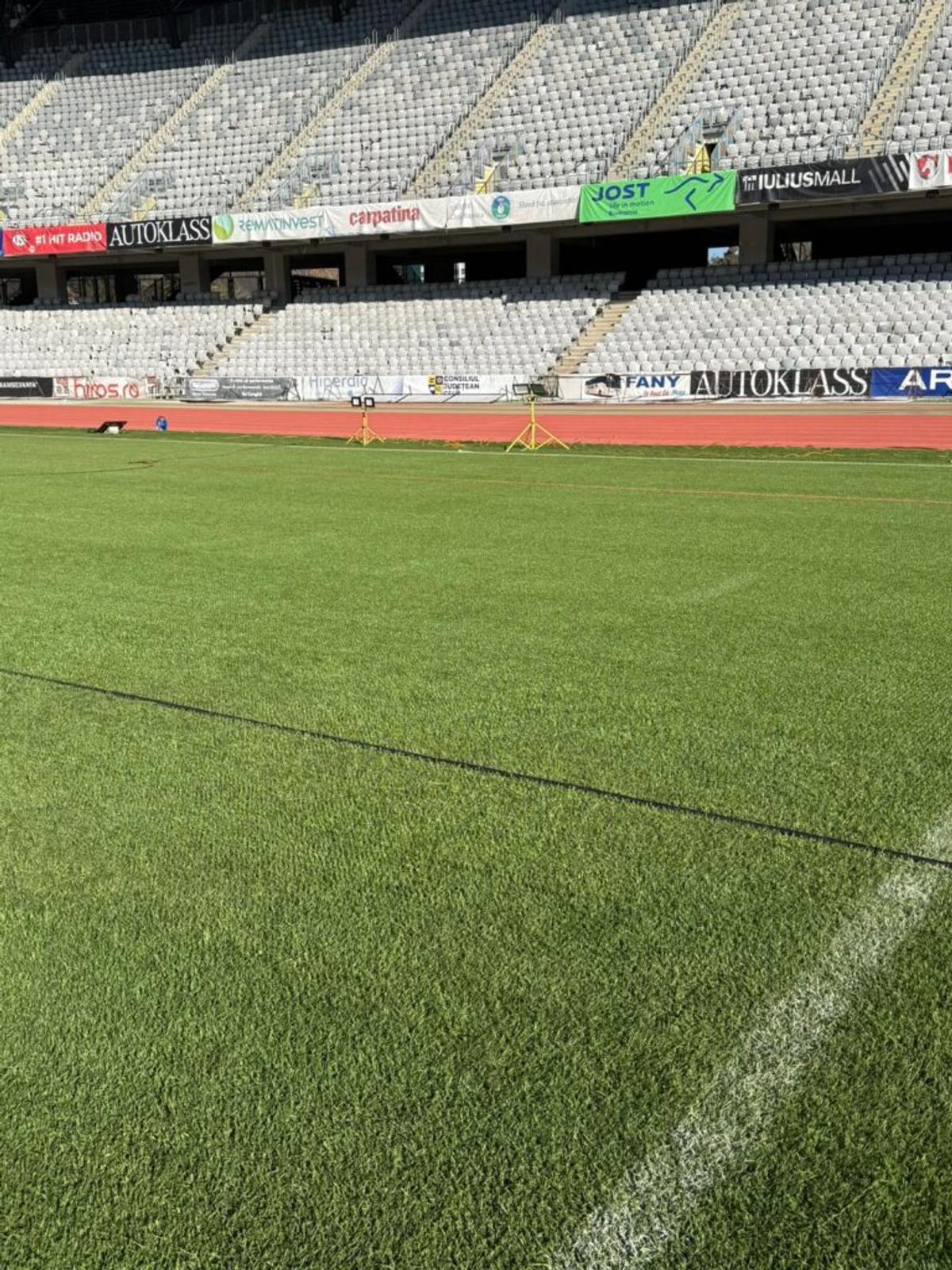 Se montează un nou gazon pe Cluj Arena » Când va fi inaugurat