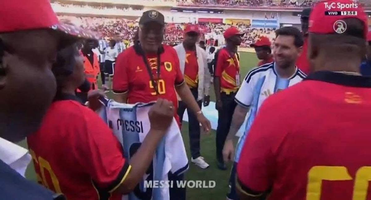 Argentina lui Messi, amical în Angola