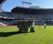 Noul gazon de pe Cluj Arena / sursă foto: CJ Cluj