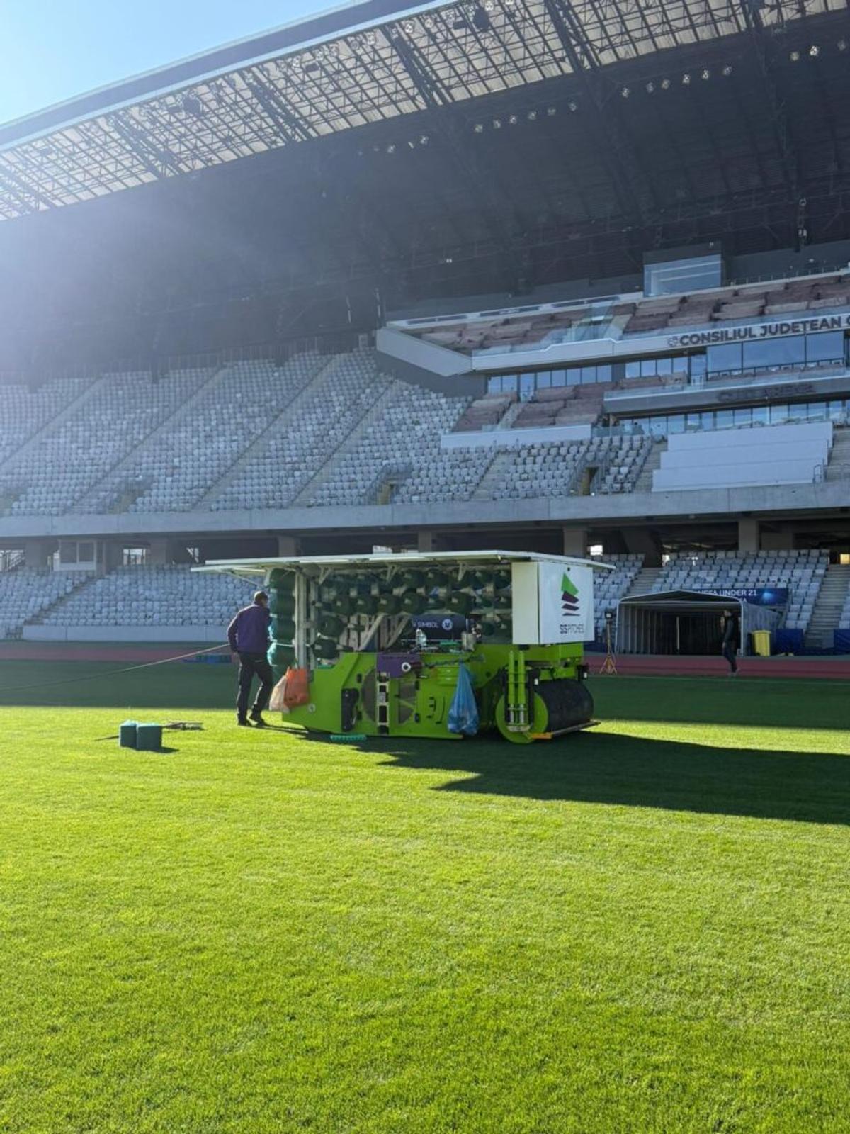 Se montează un nou gazon pe Cluj Arena » Când va fi inaugurat