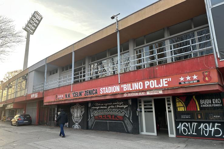 Imagini cu stadionul din Zenica FOTO: Ionuţ Iordache (GSP)