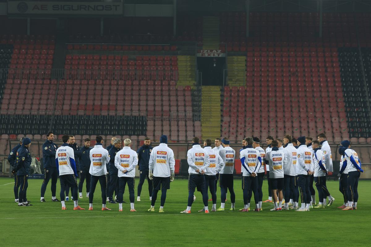 Bosnia - România: antrenamentul oficial al României la Zenica