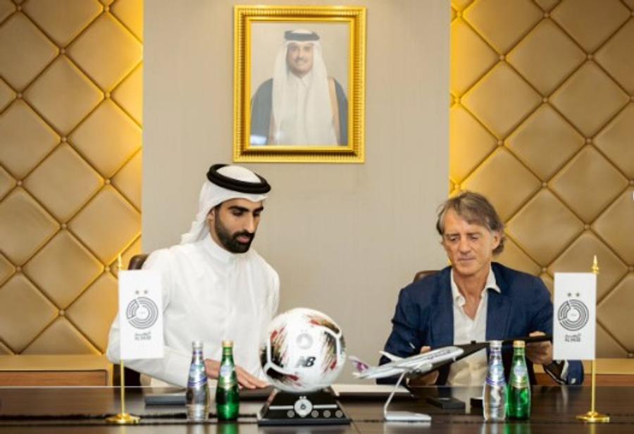 Roberto Mancini a semnat contractul până ân vară cu Al-Sadd, antrenorul italian având opțiune de prelungire cu 2 ani / Foto: Imago Al-Sadd și-a anunțat noul antrenor » Cât câștigă Roberto Mancini în acest sezon și salariul până în 2028