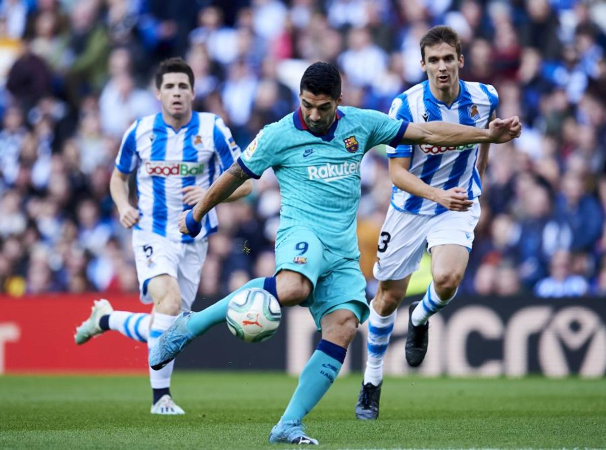 REAL SOCIEDAD - BARCELONA 2-2 // VIDEO+FOTO Pas greșit făcut de catalani, care pot pierde șefia clasamentului la sfârșitul acestei runde!