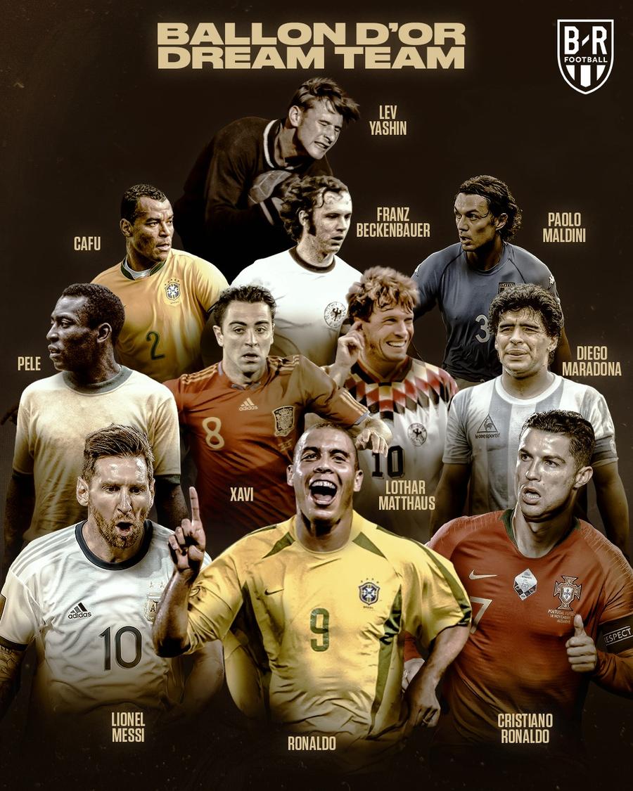 FOTO: facebook.com/BleacherReportFootball France Football a anunțat Dream Team-ul all-time: atac de senzație cu Messi, Cristiano, Ronaldo