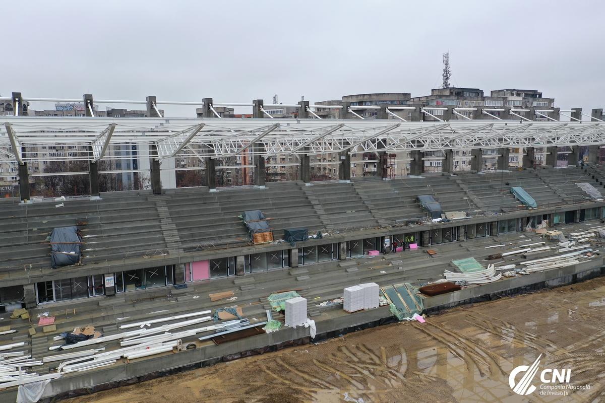 Imagini de la stadionul Giulești - CNI - 14.12.2020