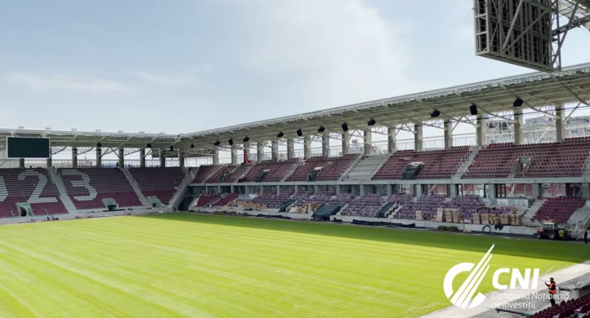 Imagini stadion Rapid - 30 iulie 2021 / FOTO: Facebook @companianationaladeinvestitiisa