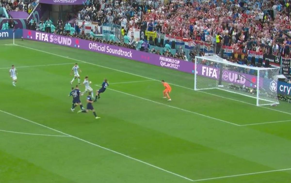 Golul lui Julian Alvarez în Argentina - Croația
