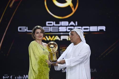 Rafaela Pimenta, premiată pentru cel mai bun transfer din 2022, mutarea lui Haaland de la Dortmund la Man. City // Foto: Imago