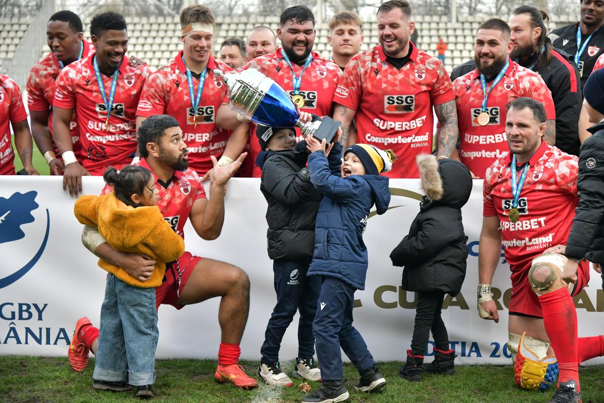 Dinamo s-a impus în finala Cupei României la rugby în fața celor de la Baia Mare