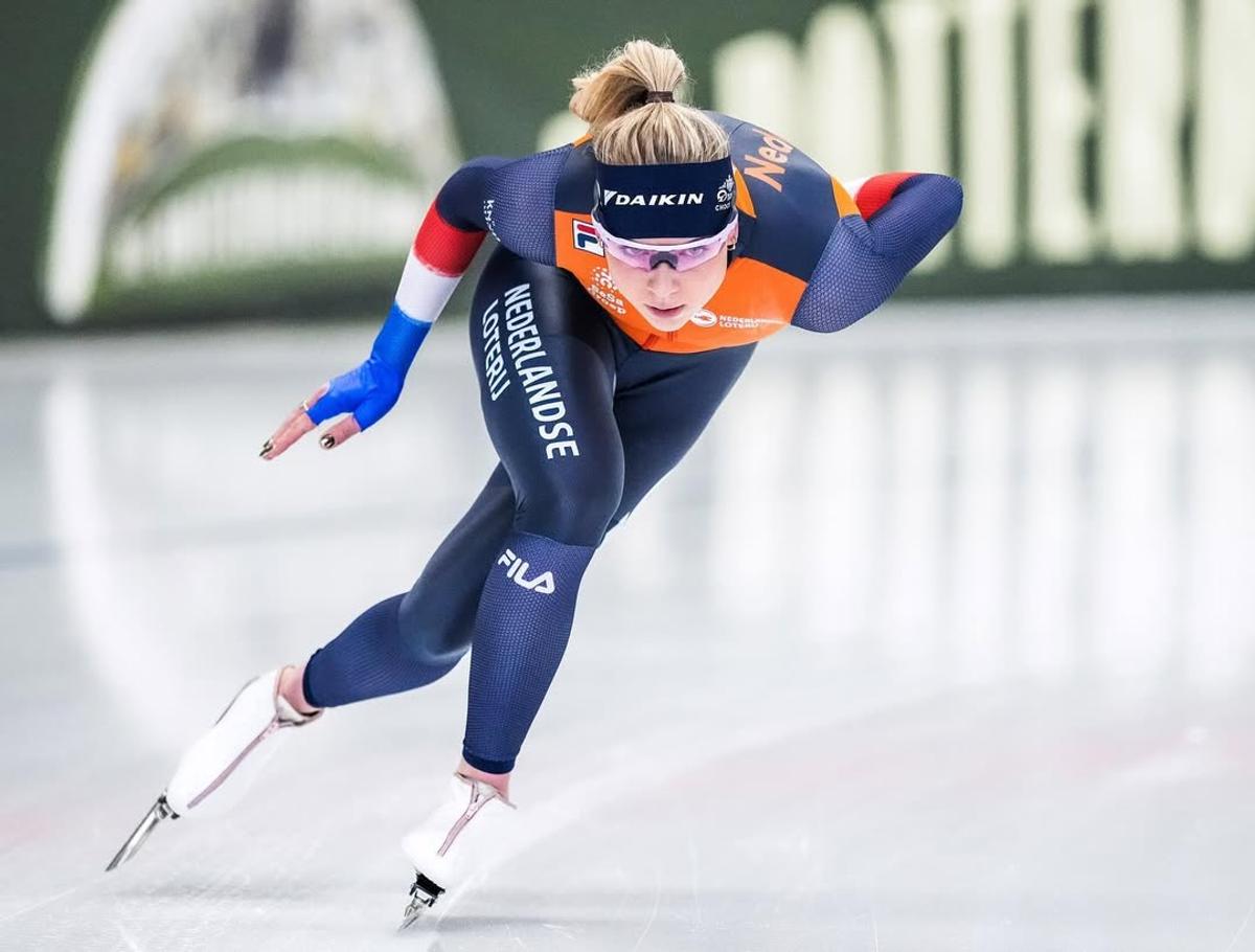 Joy Beune, campioană mondială la patinaj viteză. Foto: Instagram