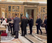 Neluțu Varga şi Pietro Chiodi, vizită privată la Papa Francisc. Foto: captură Fanatik