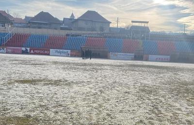 Foto de la stadion: de ce meciul din Liga 2 a fost oprit să înceapă la ora 11:00